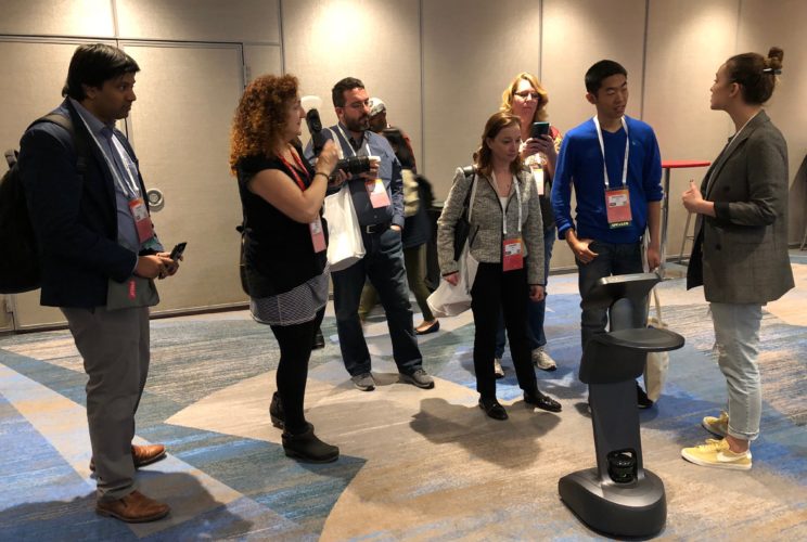 temi robot at O’Reilly AI Conference